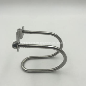 Cross clasp fastener for pig equipment